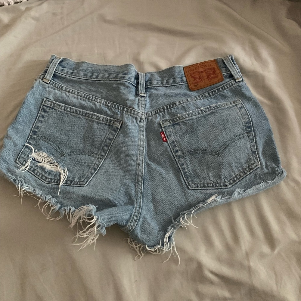 Distressed Levi Shorts
